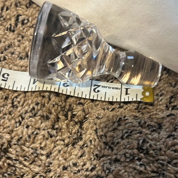 Large Clear Glass / Crystal Heavy Bottle Apothecary Decanter Stopper - Picture 5 of 6